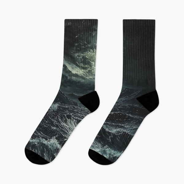 Item preview, Moonlit Tempest: A Dance of Waves and Shadows designed and sold by oanaunciuleanu.