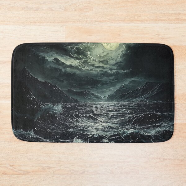 Item preview, Moonlit Tempest: A Dance of Waves and Shadows designed and sold by oanaunciuleanu.
