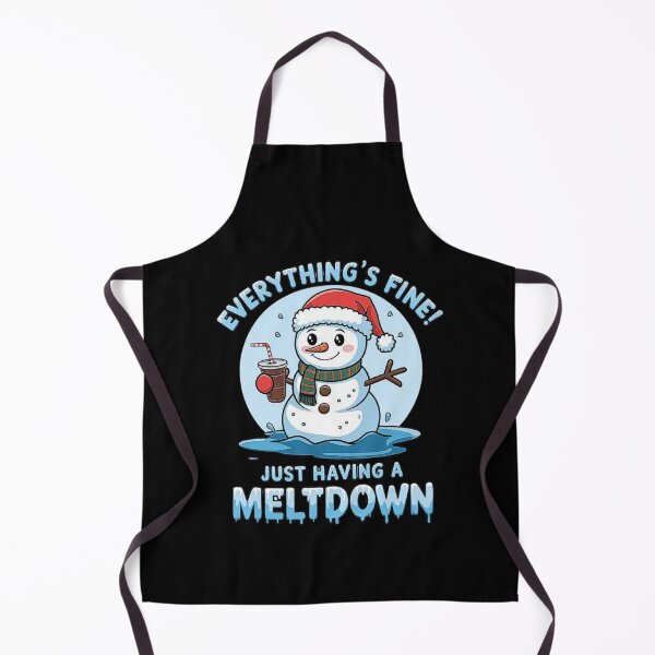 Item preview, Funny Christmas Snowman Meltdown Shirt - Santa Hat Snowman Holiday Humor designed and sold by love3617.