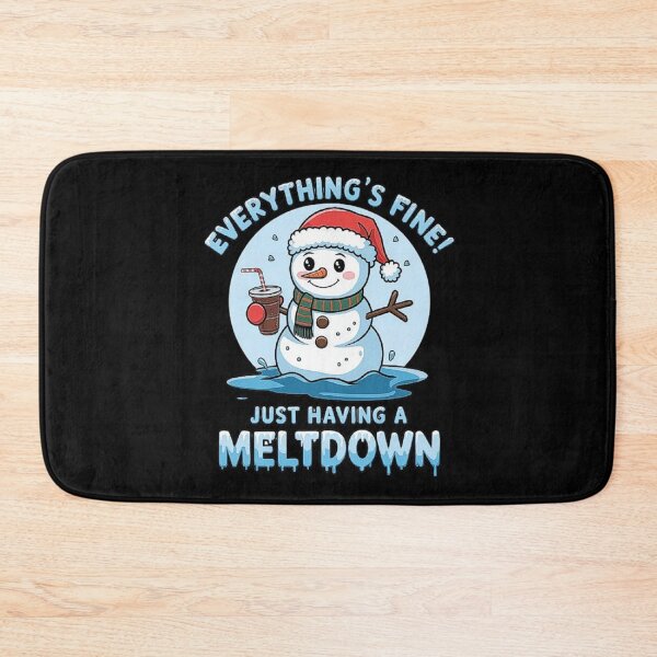 Item preview, Funny Christmas Snowman Meltdown Shirt - Santa Hat Snowman Holiday Humor designed and sold by love3617.