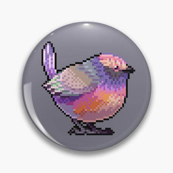 Item preview, pixel white-browed warbler designed and sold by Shalmons.