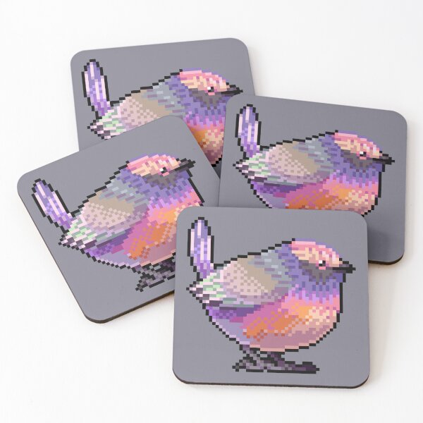 Item preview, pixel white-browed warbler designed and sold by Shalmons.
