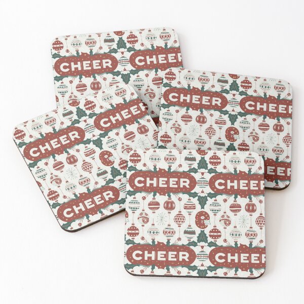 Item preview, Cheer - Christmas Pattern Design 2 designed and sold by HahaHandlesHub.