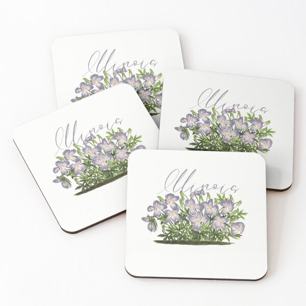 Artikelvorschau, Illinois State Flower Violet Klassisches T-Shirt Aufkleber entworfen und verkauft von ThinkNature!.