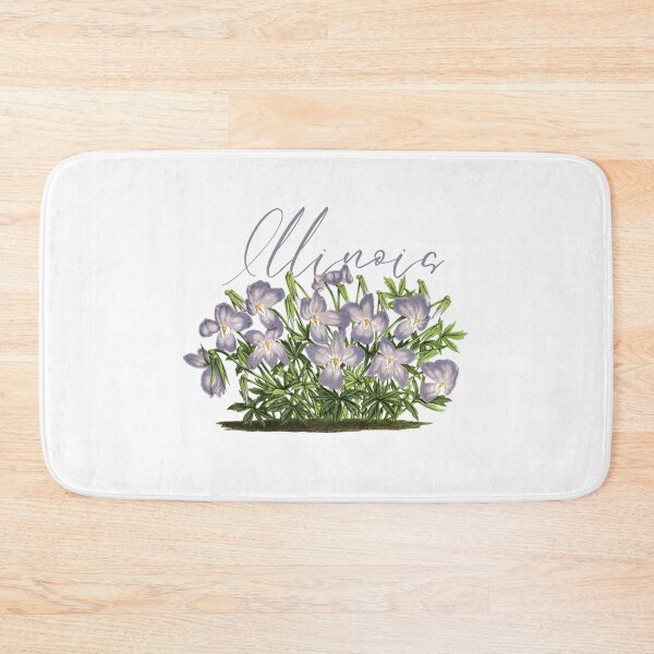 Artikelvorschau, Illinois State Flower Violet Klassisches T-Shirt Aufkleber entworfen und verkauft von ThinkNature!.