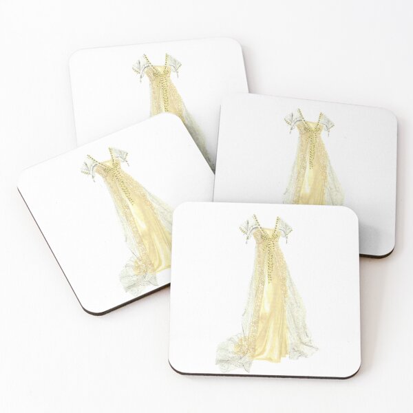 Item preview, Rose Yellow Dress Costume Design - Titanic (1997) Paper Doll Outfit  designed and sold by Never Let Go Vintage™.