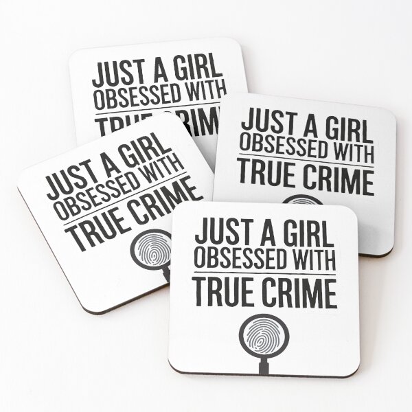 Item preview, Just a Girl Obsessed with True Crime designed and sold by Shrouded Unraveled.