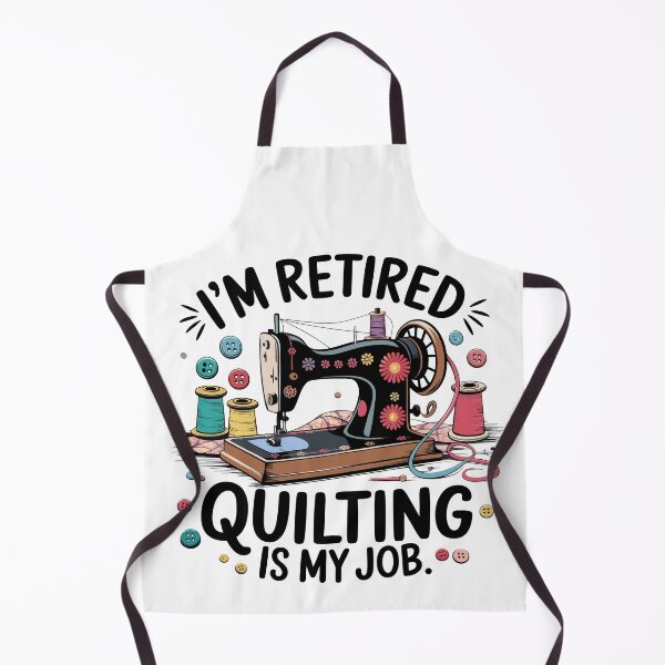 Item preview, I'M RTIRED QUILTING IS MY JOB T SHIRT designed and sold by Tariq1986.
