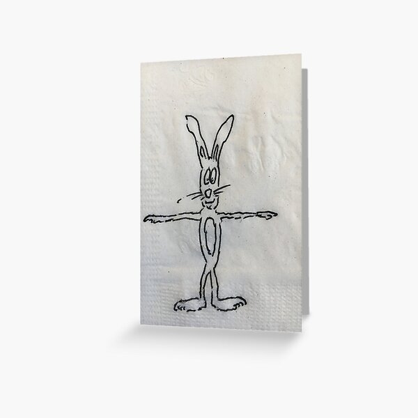A rabbit named Shawn Greeting Card