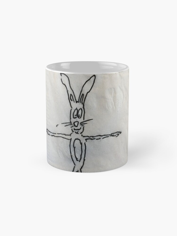 Thumbnail 4 of 6, Coffee Mug, A rabbit named Shawn designed and sold by gearasaurus.