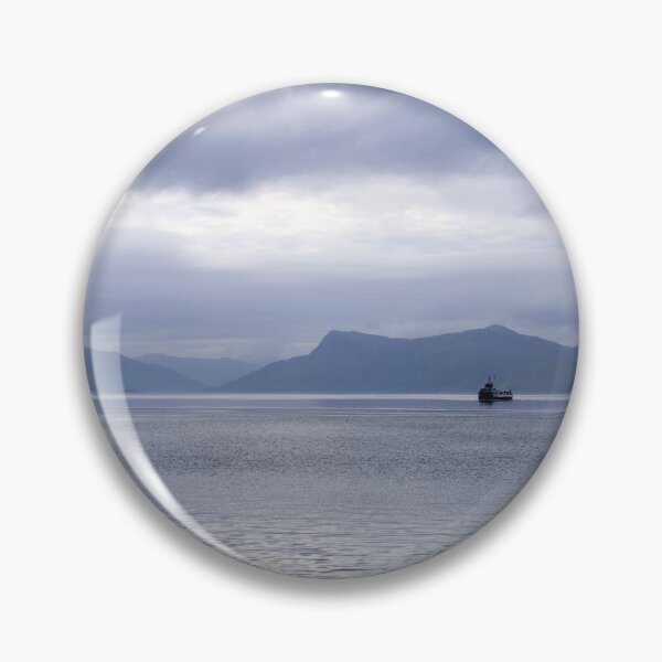 Item preview, Ferry Approaching Skye from Mainland Scotland designed and sold by Kasia Design.