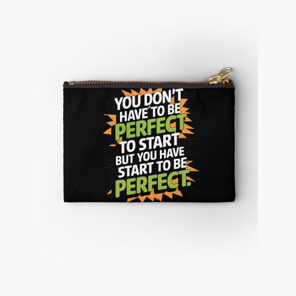 Item preview, inspirational take action saying be perfect quote motivational perfect attendance gift designed and sold by LuxeGraphix.