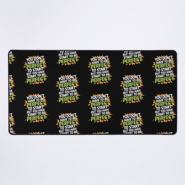 Item preview, inspirational take action saying be perfect quote motivational perfect attendance gift designed and sold by LuxeGraphix.