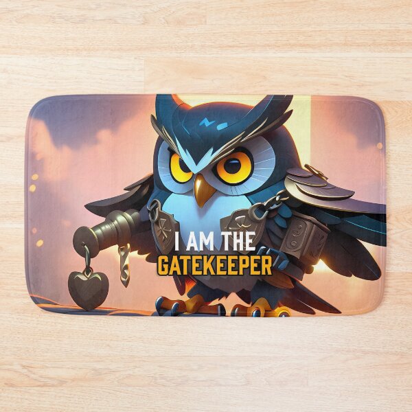 Item preview, Owl 15 - I am the Gatekeeper designed and sold by thejungleheroes.