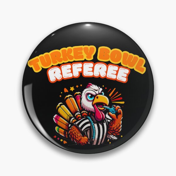 Item preview, Turkey Bowl Referee: Thanksgiving Game Day Style designed and sold by DominEdge.