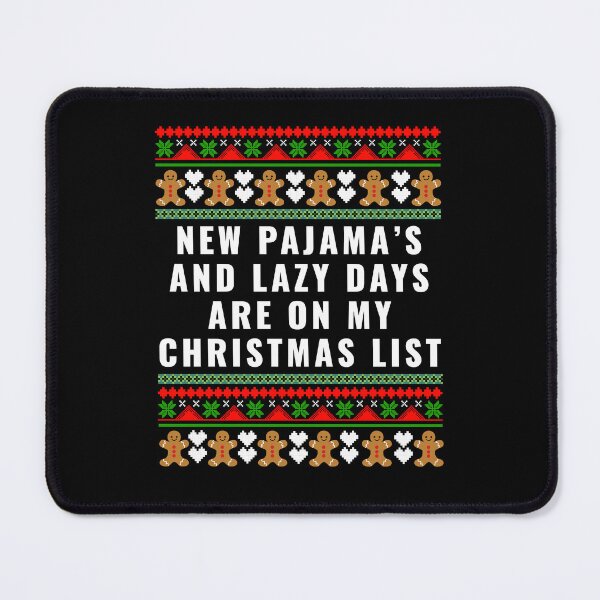 Item preview, Cozy Christmas Wishlist, New Pajamas & Lazy Days designed and sold by Maria Garcia.
