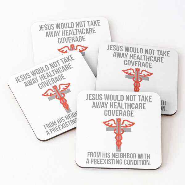 Item preview, Jesus would not take away healthcare coverage  designed and sold by Rachel the Artist .