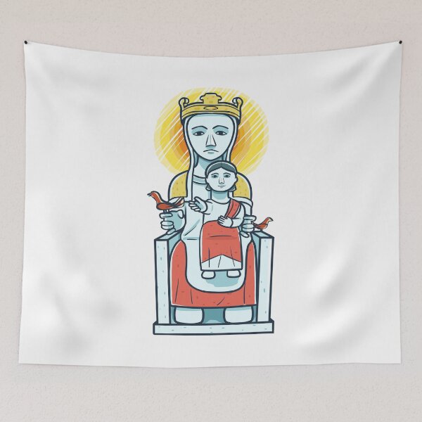 Item preview, Our Lady of Meritxell Day Patron Saint of Andorra Andorran Virgin Mary designed and sold by Nosek1ng.