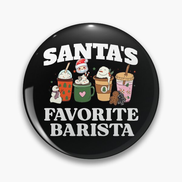 Artikelvorschau, Weihnachtsbarista-T-Shirt entworfen und verkauft von SeasonXpress.