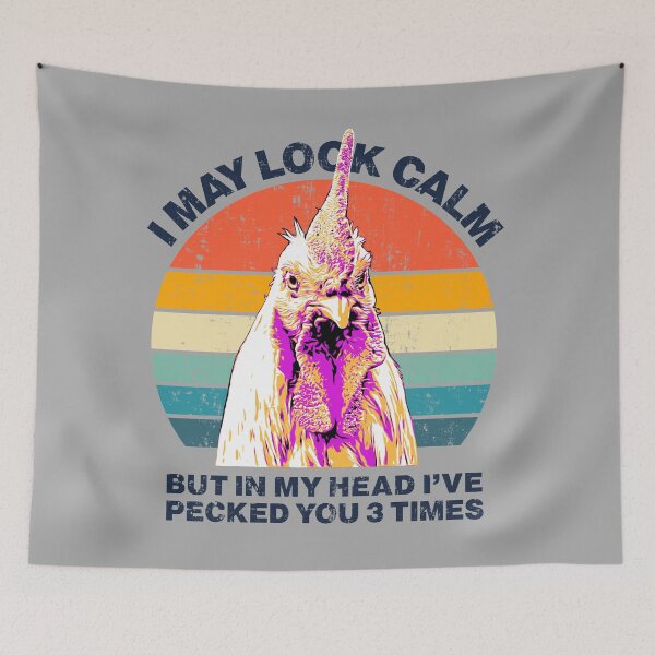 Item preview, I MAY LOOK CALM, BUT... designed and sold by Leo-Stride.