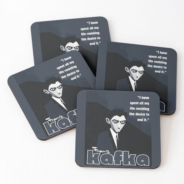 Item preview, franz kafka quote kafka signature literary quote pessimist designed and sold by Alyn8.