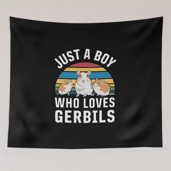 Item preview, Just a Boy Who Loves Gerbils - Cute Gerbil Lover design  designed and sold by love3617.