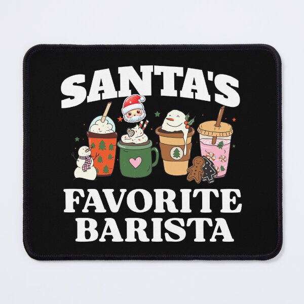 Item preview, Christmas Barista T Shirt designed and sold by SeasonXpress.