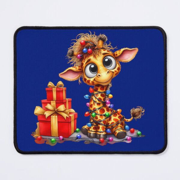 Item preview, Festive Giraffe in Holiday Lights designed and sold by RainbowProjects.