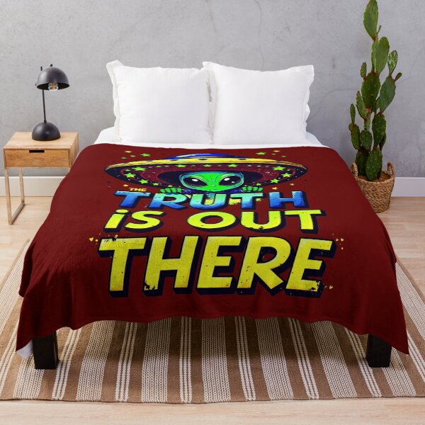Item preview, The Truth Is Out There Alien UFO Funny Quote designed and sold by TheArtOfPat.