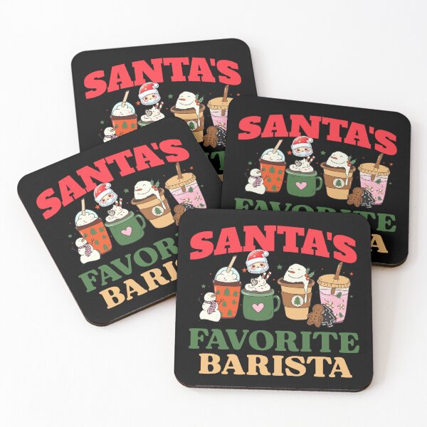 Item preview, Christmas Barista T Shirt designed and sold by SeasonXpress.