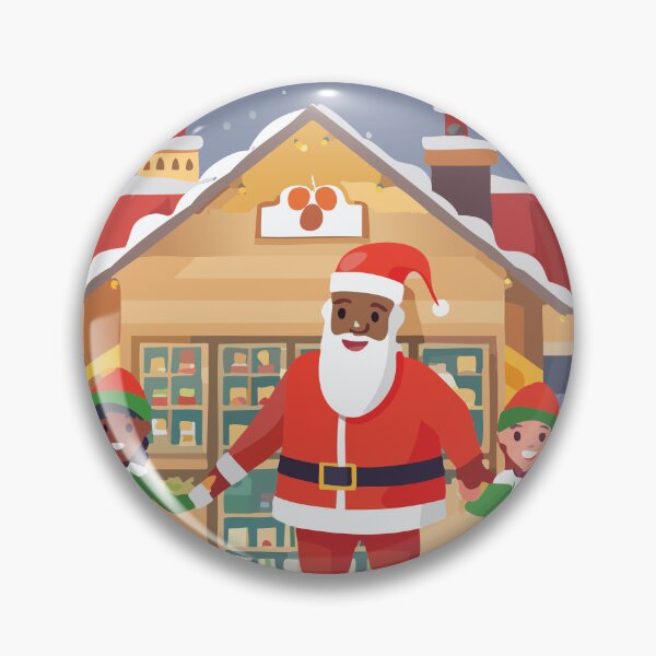 Item preview, Christmas with Santa and His Elves at the Toy Factory designed and sold by UniqueGlobal.