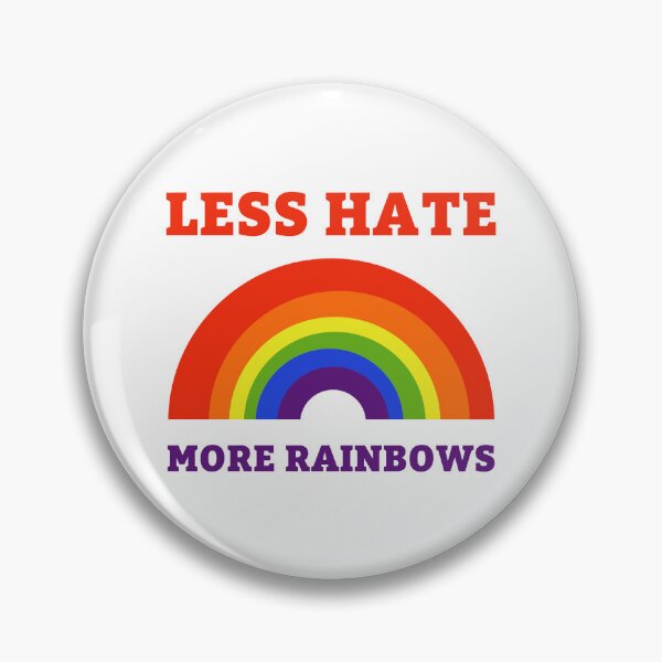 Item preview, Less hate more rainbows  designed and sold by Rachel the Artist .