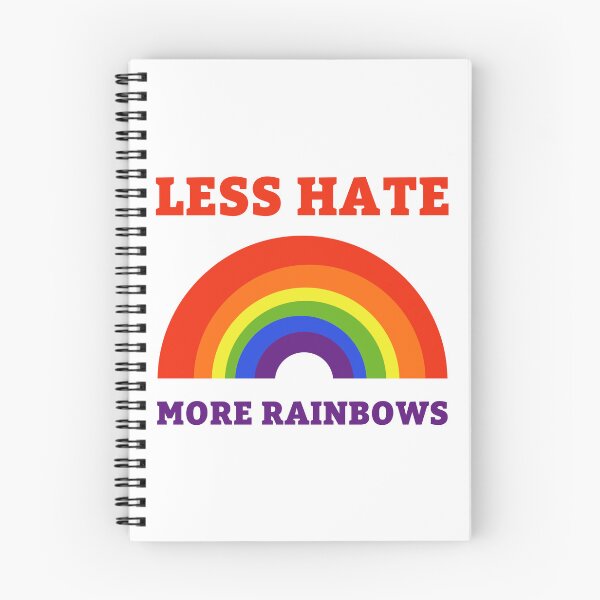 Item preview, Less hate more rainbows  designed and sold by Rachel the Artist .