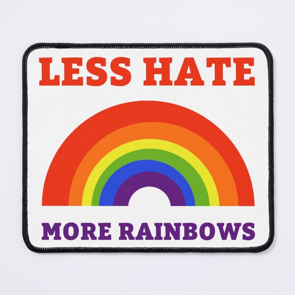 Item preview, Less hate more rainbows designed and sold by Rachel the Artist .