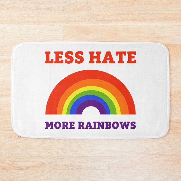 Item preview, Less hate more rainbows  designed and sold by Rachel the Artist .