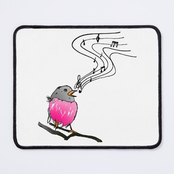Item preview, Singing bird classical music notes musician robin bird lover designed and sold by Artstastic.