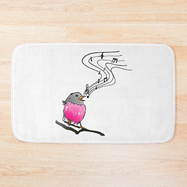Item preview, Singing bird classical music notes musician robin bird lover  designed and sold by Artstastic.