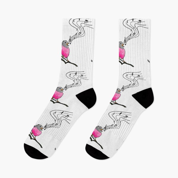 Item preview, Singing bird classical music notes musician robin bird lover  designed and sold by Artstastic.