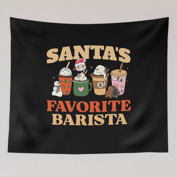 Item preview, Christmas Barista T Shirt designed and sold by SeasonXpress.