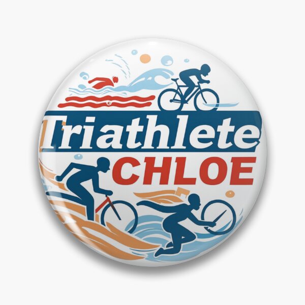 Item preview, Dynamic Triathlete Chloe - Swim, Bike, Run designed and sold by Triathlongram.