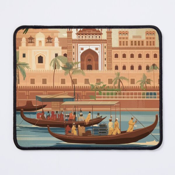 Item preview, Surat Vintage Travel Poster designed and sold by TravelerRat.