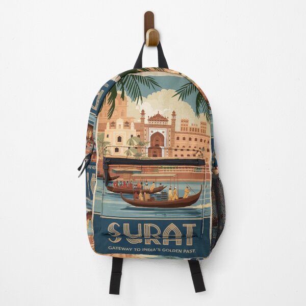 Item preview, Surat Vintage Travel Poster designed and sold by TravelerRat.