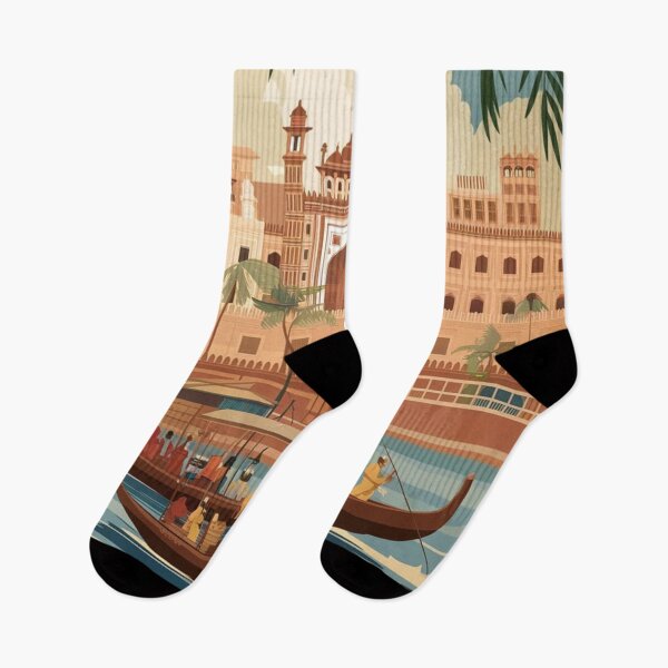 Item preview, Surat Vintage Travel Poster designed and sold by TravelerRat.