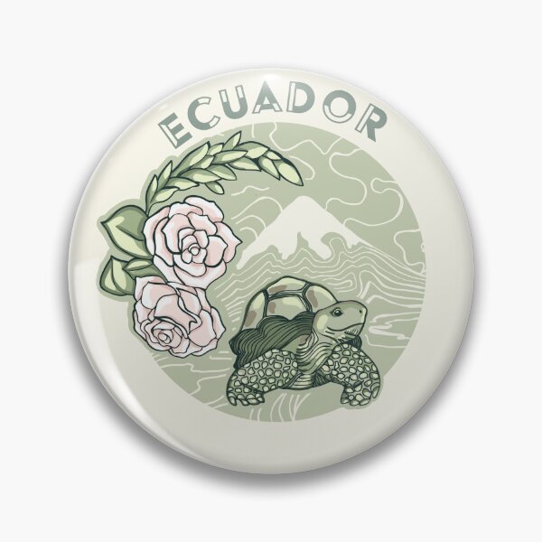 Item preview, Ecuador Tortoise and Roses with Cotopaxi designed and sold by Nancy Rodriguez.