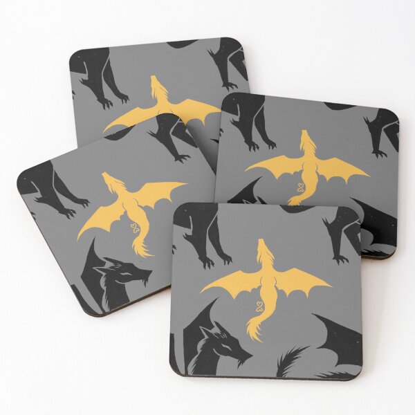 Item preview, Black and Gold Dragons designed and sold by mackomix.