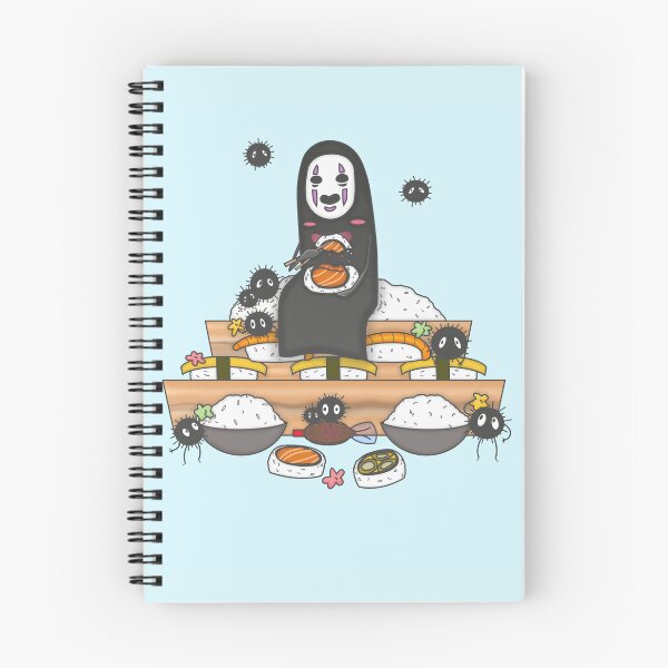 Item preview, No-Face, Soot Sprites, and sushi! designed and sold by PuppetAlex.