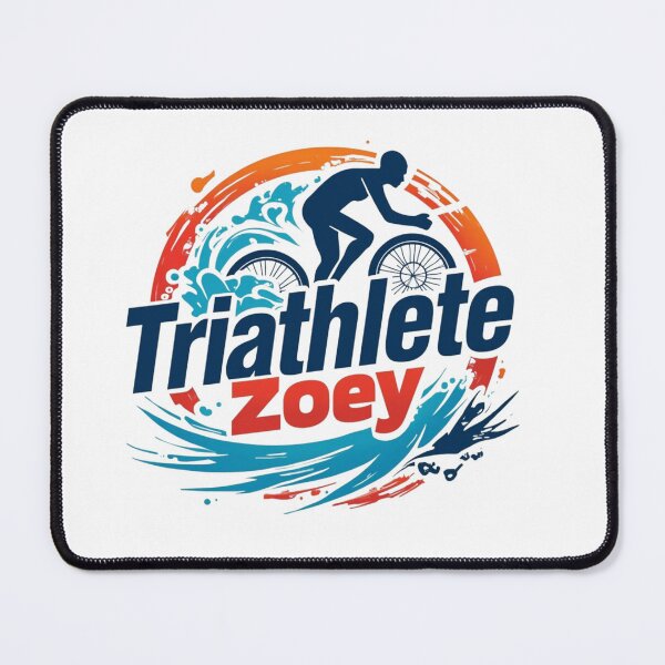 Item preview, Dynamic Triathlete Zoey - Swim, Bike, Run designed and sold by Triathlongram.