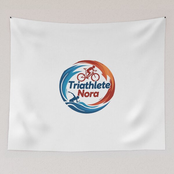 Item preview, Dynamic Triathlete Nora - Swim, Bike, Run designed and sold by Triathlongram.