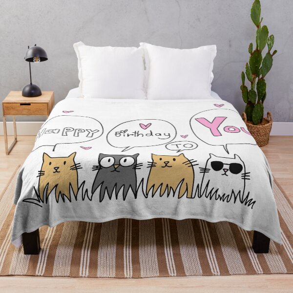 Item preview, Cute Cats Happy Birthday To You Greeting designed and sold by Faissal Thomass.