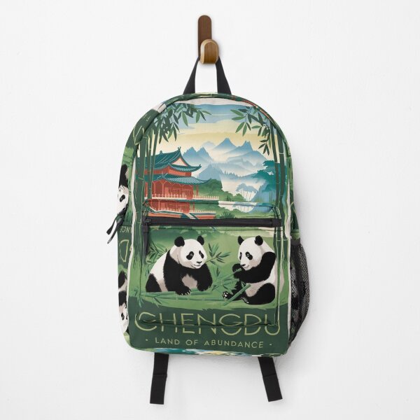 Item preview, Chengdu Vintage Travel Poster designed and sold by TravelerRat.